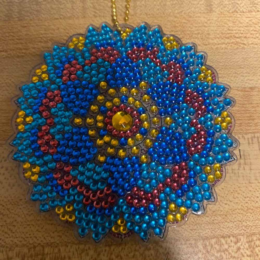 Handcrafted diamond art keychain/ ornament